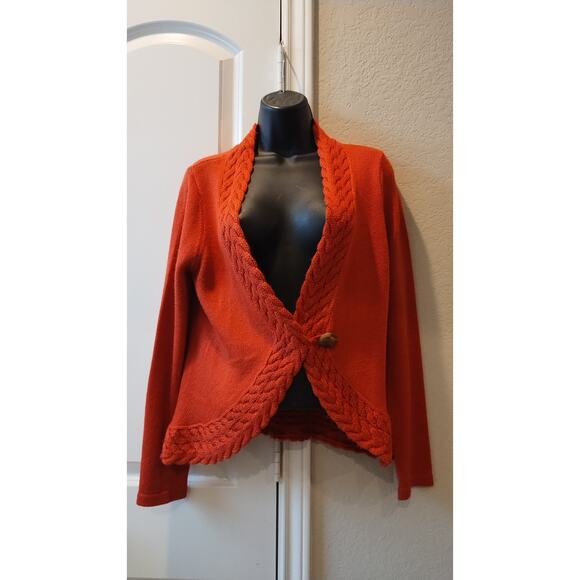 Ann Taylor Open Front Cardigan Knit Sweater size Medium - Picture 1 of 11